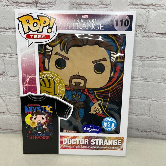 NEW Funko Pop Tees Doctor Strange Master of the Mystic Unisex Tee Small Marvel - Picture 3 of 5